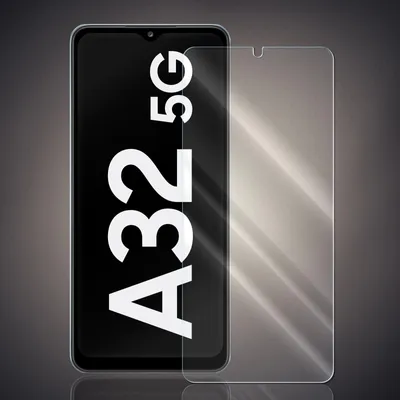 Produktbild von Panzer Folie für Samsung Galaxy A32 5G Echt Glas Displayschutzfolie Transparent Glasfolie 9H Härtegrad Schutzglasfolie