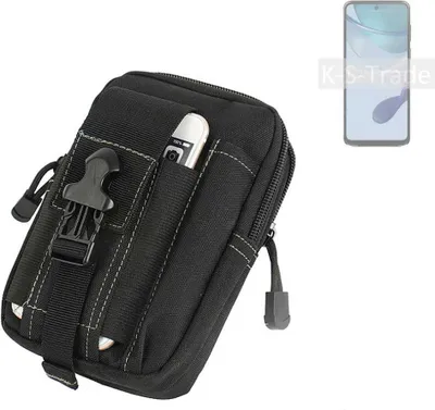 Produktbild von K-S-Trade Gürtel Tasche kompatibel mit Motorola Moto G53 5G Gürteltasche Holster Schutz Hülle Handy Hülle Smartphone outdoor Handy-Hülle schwarz