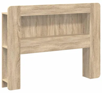 Image de Armoire de tête de lit avec rangement vidaXL en bois d'ingénierie chêne Sonoma