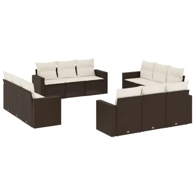 Zdjęcie produktu dla VidaXL 3251110, Kremowy, Rotang, Stal, 110 kg, Dorośli i dzieci, 655 mm, 620 mm