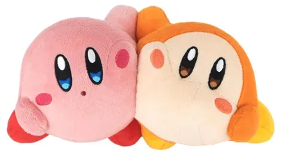 Productafbeelding van Kirby pluche figuur, Kirby & Waddle Dee, beste vrienden, 11 cm