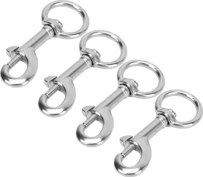 Obrázek produktu pro 4PCS otočná karabina 316 z nerezové oceli námořní potápěčský klip pro loď 5#