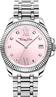 Produktbild von Thomas Sabo WA0401-201-204 Divine Damenuhr 33mm 10ATM