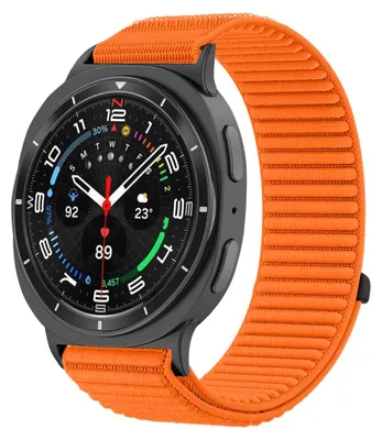 Image de Bracelet en nylon pour montre Samsung Galaxy Watch 9 / 8 / 8 Classic, avec fermeture velcro