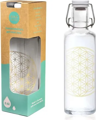 Produktbild von Soulbottle mit Blume des Lebens Design -- 600 ml online bestellen