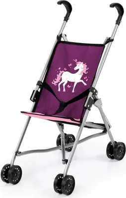 Image de Bayer Design - 30537AA ; Poussette pour poupée, poussette pour poupée avec ceinture de sécurité intégrée, facile à plier, pliable