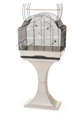 Obrázok produktu pre Klietka pre vtáky Budgie Canary so stojanom a vonkajším sedadlom