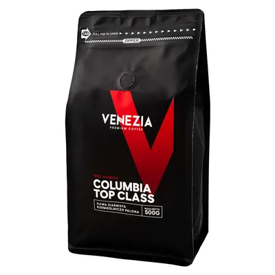 Zdjęcie produktu dla Kawa ziarnista Venezia Columbia 500g arabica 100% świeżo palona