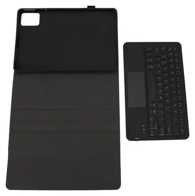 Obrázek produktu pro Pouzdro s touchpadem a 7barevným podsvícením, magneticky odnímatelnou klávesnicí a držákem na pero – pouzdro s klávesnicí pro Tab M11, K11 LTE, 11 palců, 2024, černé