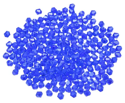 Image de Perles de verre facettées - 100 pièces - Pour la fabrication de bijoux - 8 mm - Bleues