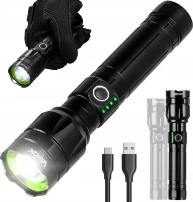 Produktbild von Vayox Taschenlampe VA0108 Pro Series | 1060lm | LED | IPX5 | 5000mAh | 5 Modi | Schwarz