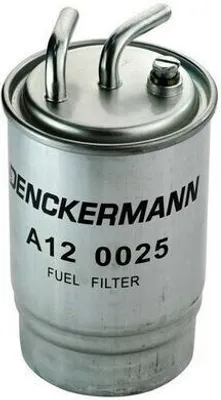 Produktbild von Kraftstofffilter DENCKERMANN A120025 für FORD Fiesta Mk4 Schrägheck (JAS, JBS) Leitungsfilter