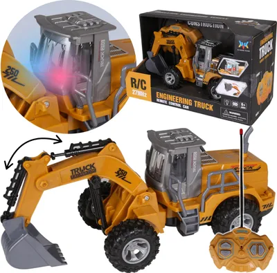 Produktbild von Ferngesteuerter Bagger mit Sound und beweglichen Teilen – Baumaschine für Kinder ab 6 Jahren