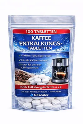 Produktbild von Kaffeemaschine Entkalkungstabletten Kaffee Entkalker