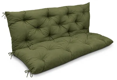 Produktbild von Beautissu Bankauflage Flair BR Olivegrün, 120x50x50cm