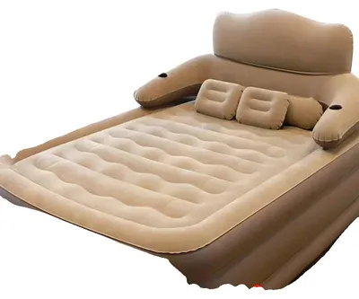 Produktbild von Luftmatratze, integrierte Pumpe, tragbares Design, 152cmx203cm x48cm