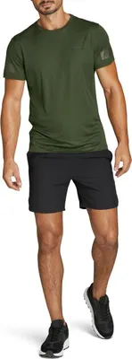Produktbild von Björn Borg - Herren - Borg 4-Wege-Stretch-Shorts - Grün/Schwarz - Gr. S