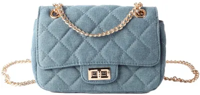 Productafbeelding van Giuliano kunstlederen schoudertas Evania - Jeans - Dames