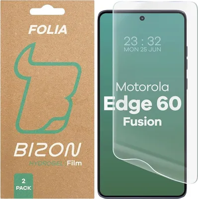 A product package for a screen protector and a smartphone with the screen protector applied.