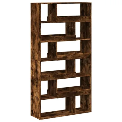 Zdjęcie produktu dla vidaXL Rozdzielacz do pokoju dąb wędzony 100x33x187,5 cm materiał drewnopochodny