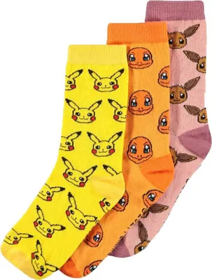 Immagine prodotto di Calzini Pokemon Confezione da 3 calzini con tre icone (43-46)