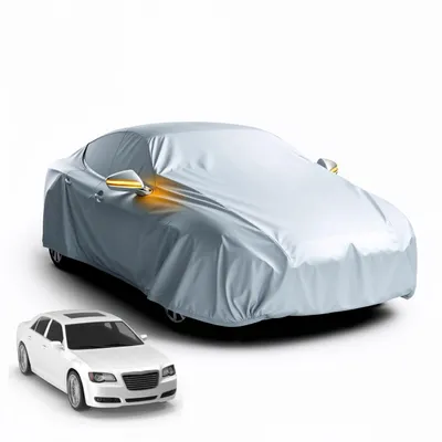 Produktbild von Universale Autoschutzhülle - Autoabdeckung - wasserdichte Autoplane für PKW/KFZ – Car Cover in Silber für umfassenden Schutz