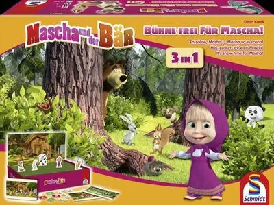Immagine prodotto di Masha e l'Orso, Liberate il palcoscenico per Masha! 3 in 1
