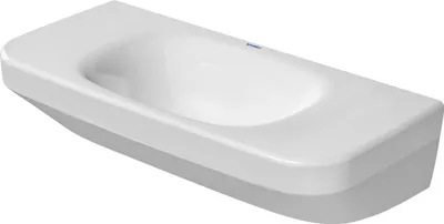 Produktbild von Duravit Handwaschbecken DURASTYLE ohne Überlauf, mit Hahnlochbank, 500 x 220 mm, ohne Hahnloch weiß