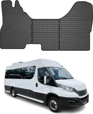 Image de Tapis de Sol pour Iveco Daily 2014-2019 Caoutchouc Noir