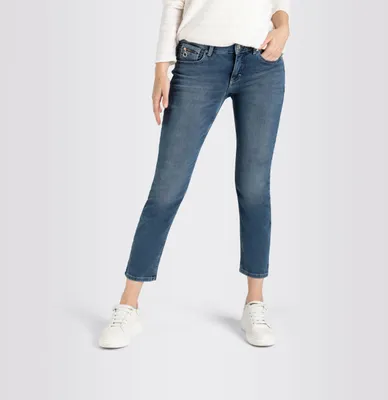 Produktbild von MAC Damen Skinny-Fit-Jeans SLIM 29182-W34/L32, 29182-W38/L32, 29182-W40/L32, 29182-W42/L32 MAC-0354594090 mid blue authentic W34/L32