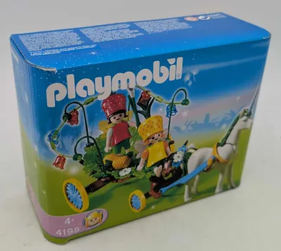 Produktbild von PLAYMOBIL 4195 Einhorn mit Frühlingskutsche