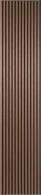 Produktbild von Akustikpaneel Quanti Walnuss 53 cm breit aus 9 mm MDF und recyceltem Polyester schallabsorbierend