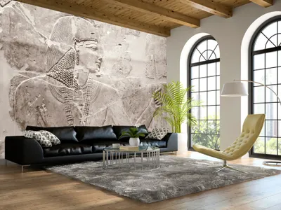 Zdjęcie produktu dla Fototapeta włókninowa 400x280 cm fototapeta XXL kamienna ściana faraona f-B-0021-a-d