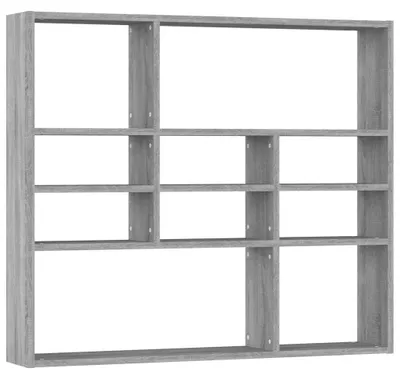 Obrázek produktu pro Moderní dřevěná nástěnná organizér s 10 přihrádkami