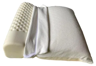 Produktbild von Reisekissen, Nackenkissen, Visco Schaum, ergonomisch geformt, Größe 33x33x12cm