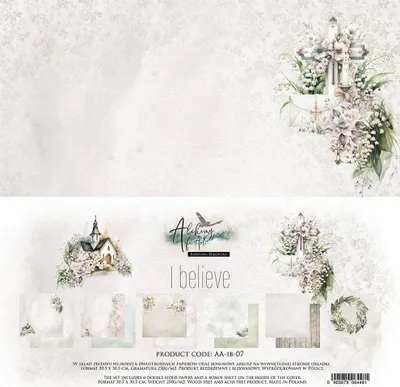 Obrázok produktu pre Sada papierov na scrapbooking 30x30 - Alchemy of Art - Verím