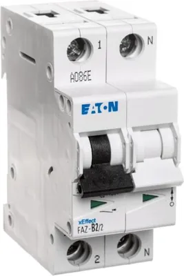 Image de Eaton Disjoncteur de protection de ligne FAZ-B2/1N B2A 1p+N (278636)