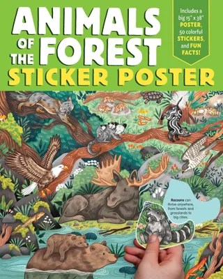Produktbild von Animals of the Forest Sticker Poster