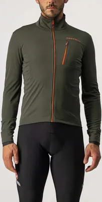 Obrázok produktu pre Castelli Go Bunda Military Green/Fiery Red L