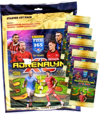 Produktbild von Panini Fifa 365 Karten 2025 - Trading Cards Sammelkarten - 1 Starter + 5 Booster