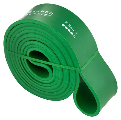 Produktbild von SUPERLETIC Powerband Widerstands-Fitness-Bänder & Übungsbänder für Männer und Frauen; Klimmzughilfe 5 Stärken für Workout, Yoga, Pilates, Crossfit, e Trainingsanleitung