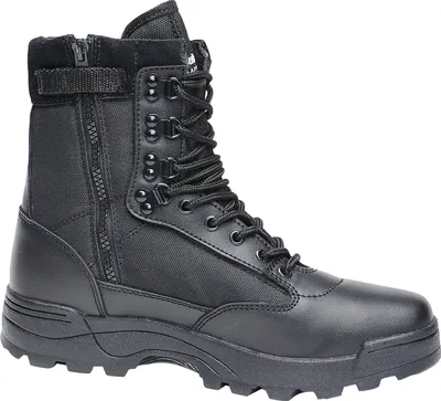 Produktbild von Brandit Boot Uni Zipper Tactical schwarz Basics, Festival Textil. Leder EU43