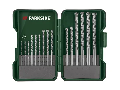 Produktbild von PARKSIDE® Bohrer- und Bit-Set PBB 4B2 (Steinbohrer Set 15tlg.)