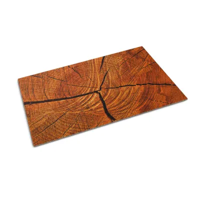 Produktbild von Fußmatte für die Tür – Unterlage zur Aufnahme von Schmutz – Rutschfeste Fußmatte für Innen- und Außenbereich – 150 x 100 cm – Holzoptik