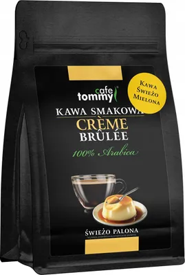 Image de Café moulu aromatisé Crème Brûlée Vanille 250 g 100 % Arabica Fraîchement torréfié