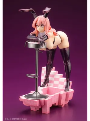 Imagen del producto de Estatua de PVC de la colección "Original Character", representando a un conejo de pie, ilustración de Kafun, escala 1/7, 24 cm