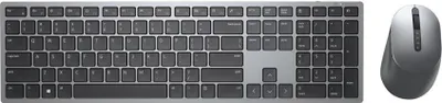 Obrázok produktu pre DELL KM7321W, Plná veľkosť (100 %), Bezdrôtový, RF Wireless + Bluetooth, QWERTZ, Šedá, Titán, Obsahuje myš