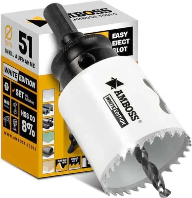 Produktbild von AMBOSS M42 Bimetall Lochsäge 51mm + Aufnahme