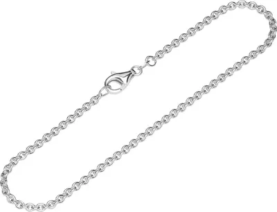 Produktbild von Armband 925 Sterling Silber 19cm Ankerkette rund Damen designer Armbandkette
