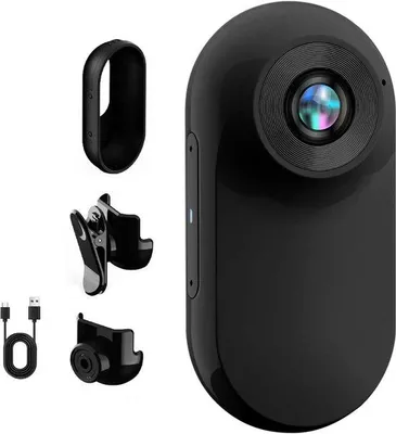 Productafbeelding van Mini Actiecamera - Draagbare Camera - Outdoor Sport - Magnetische Bevestiging - 1080p Resolutie - Zwart